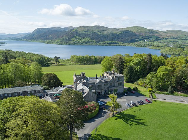 Bathrobes and towels are often stolen from hotel rooms, but according to Simon, they are prohibited. Above - Armathwaite Hall