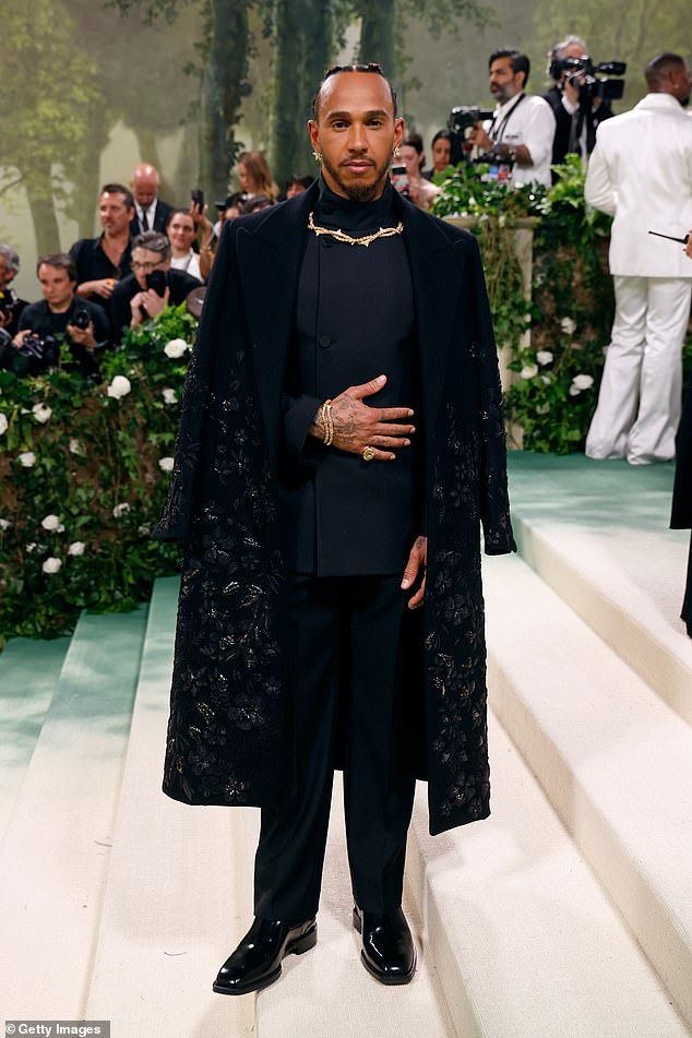 Hamilton traveled to the Big Apple a couple of days later for the 2024 Met Gala.