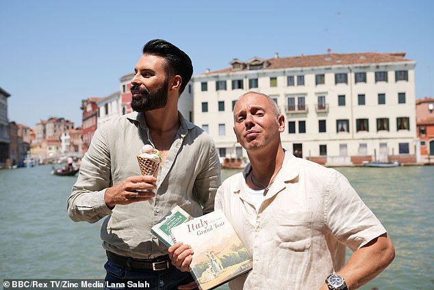 Rylan had been filming Rob And Rylan's Grand Tour in Venice with his friend Rinder, 45, where they spent time with an underground drag collective called House Of Serenissima.