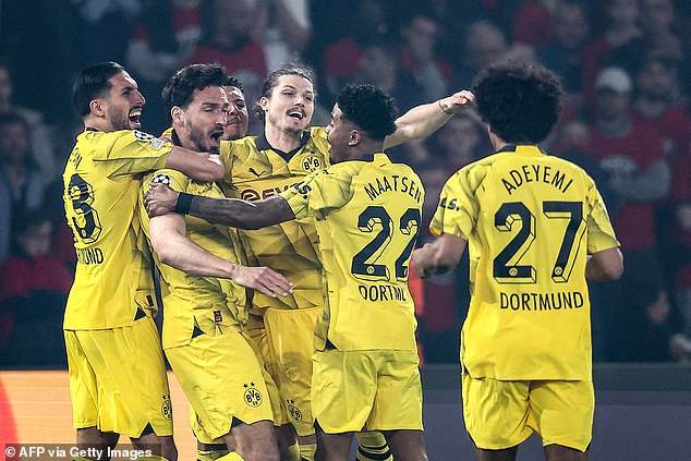 Dortmund reached their first Champions League final since 2013 with two 1-0 wins over PSG.