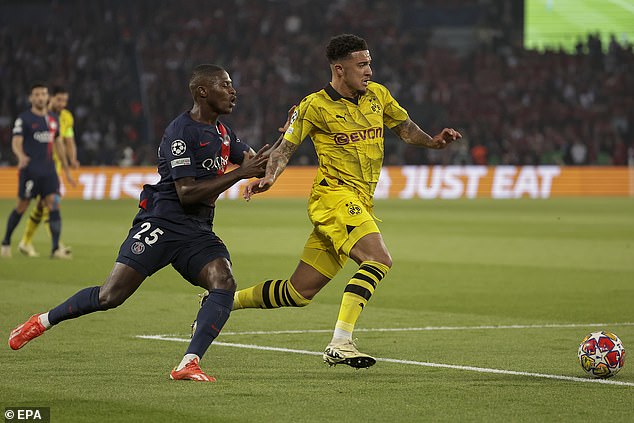 Sancho was key in both games to help his team reach the final of the competition