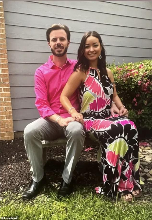 Miller was found dead in Lumbee River State Park, North Carolina, weeks after speaking out about abuse within her marriage to John-Paul Miller, the couple seen here.