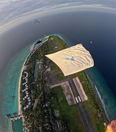 Ifuru has its own airport and partnered with world champion skydiver Will Penny to create the first permanent skydiving drop zone in the Maldives.