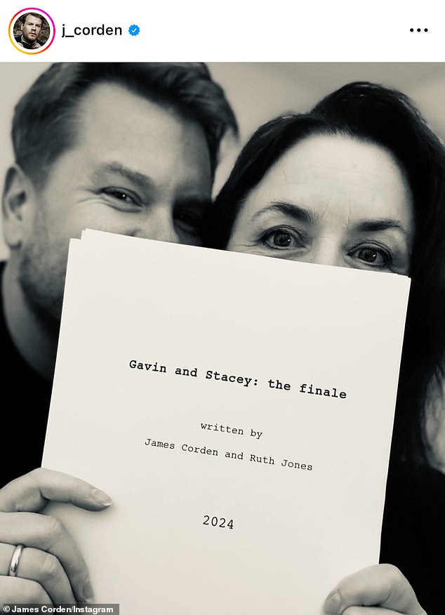 James and Ruth confirmed the comedy's return on social media with a post in which the creators held up a script titled Gavin and Stacey: The Finale last week.