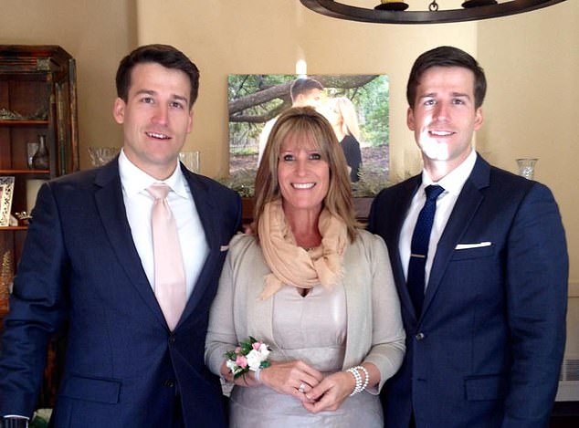 A donation page was opened Tuesday in honor with a goal of $1,000,000. He is seen with his mother and her brother.