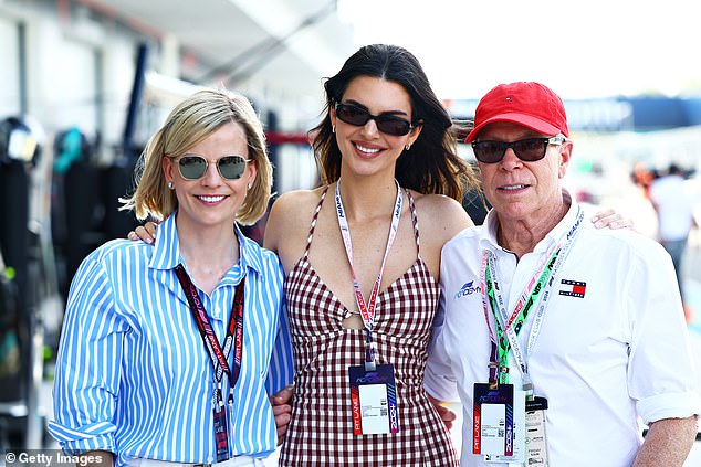 Kendall Jenner joined Susie Wolff and Tommy Hilfiger, whose brand is sponsoring the series.