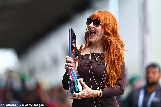 British makeup mogul Charlotte Tilbury also sponsors an F1 Academy team