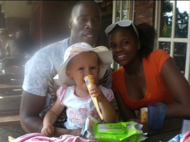 Marlon McCormack is pictured with his daughters when they were younger. Renelle is pictured on the right