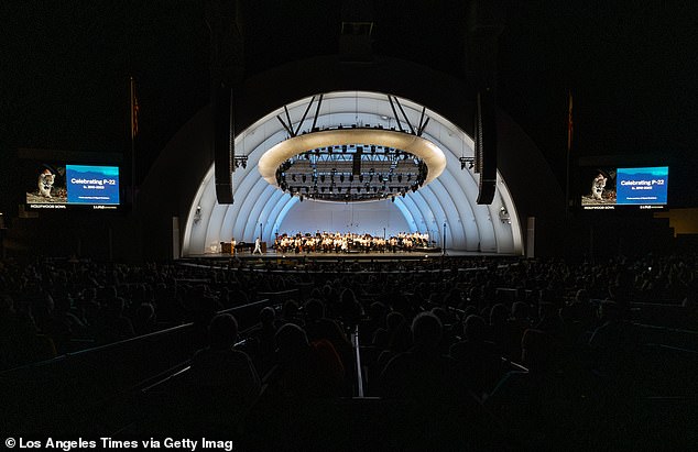 The Hollywood Bowl, which is one of the largest natural amphitheaters in the world, seats 17,500 and is considered one of the most iconic venues in Southern California (seen in 2023).