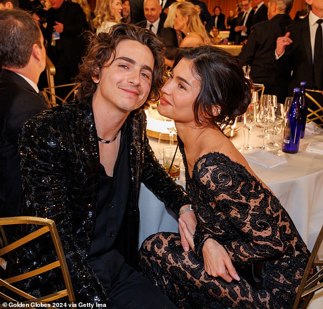 Kylie has recently been at the center of false pregnancy speculation, as well as ongoing rumors that she has split from her boyfriend Timothee Chalamet, 28; The duo seen in January 2024 at the Golden Globes in Los Angeles.