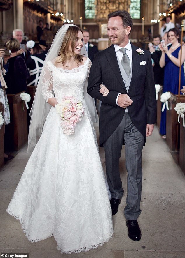 The couple married in a star-studded ceremony at St. Mary's Church in Woburn, Bedfordshire, UK, in 2015.