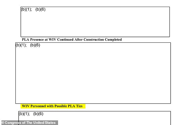 The above shows redacted emails released by the State Department related to the investigation into the origins of Covid-19.