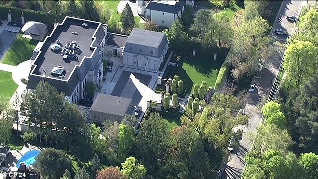 Drake built the Toronto home (pictured) in 2015 for $100 million.