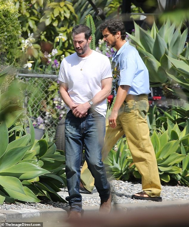 Keanu Reeves and Matt Bomer were also seen on set.