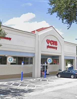 He is suing five pharmacies, including one run by CVS, as shown above.