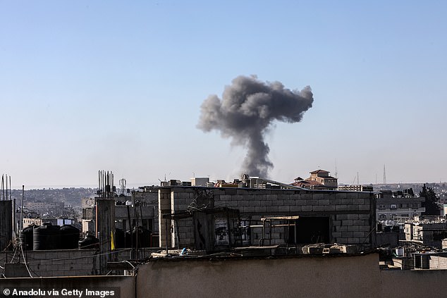 Smoke rises after Israeli airstrike on Rafah: Israel relies heavily on the United States to supply its army