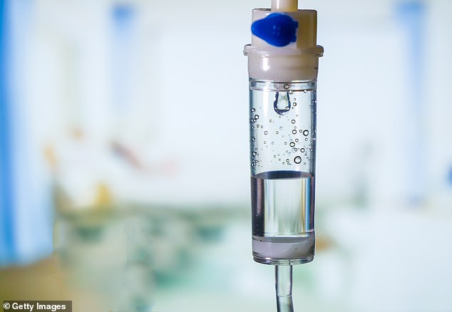 Enhertu, the miracle breast cancer drug, is administered as an intravenous (IV) infusion (file image)