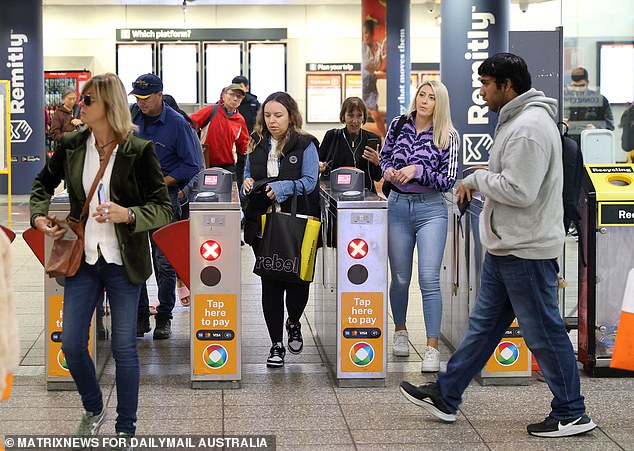 Reserve Bank Governor Michele Bullock said on Tuesday that high immigration had added to pressure on the housing market, with rental vacancy rates in the capital now below one per cent (pictured, travelers in Parramatta, western Sydney).