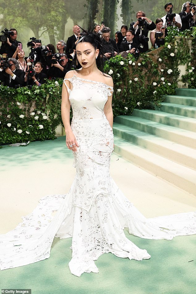 On Monday, Charli was in New York attending the stat-filled Met Gala.