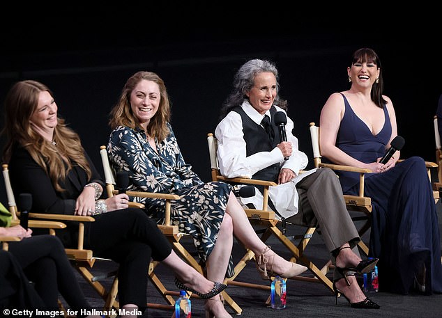 LR Alexandra Clarke, Marly Reed, Andie MacDowell and Chyler Leigh