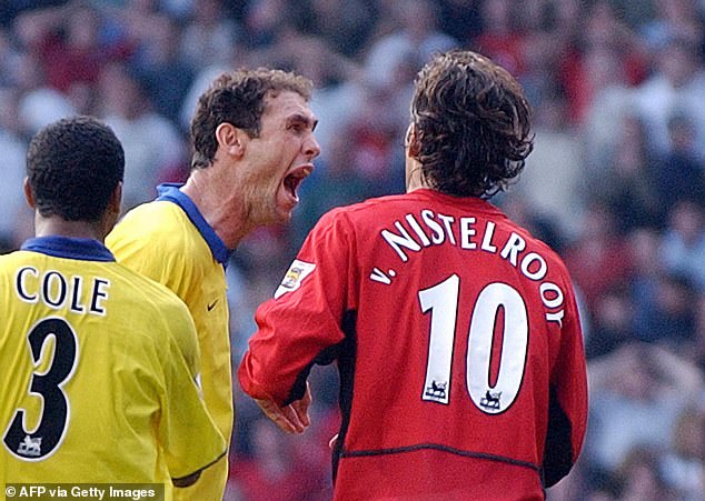 Keown confronted Van Nistelrooy after the striker missed a late penalty to win the match.