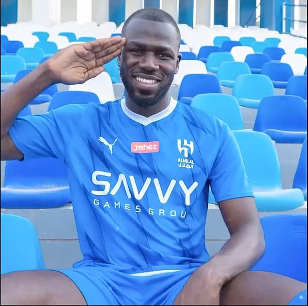 Koulibaly joined Saudi Pro League club Al-Hilal for £20m after a year at Stamford Bridge