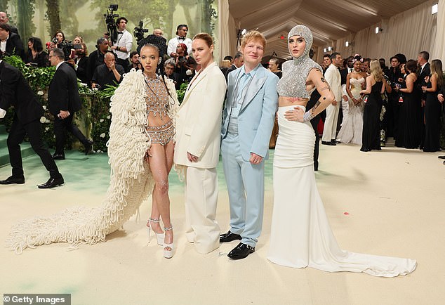 On Monday night, Sheeran walked up the carpeted stairs of the Met for the museum's annual gala.