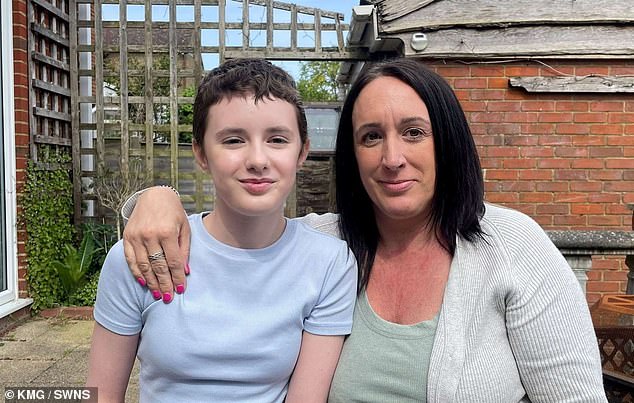 Mum Zoe, 47, became more worried when Ivie started waking up during the night in agony.