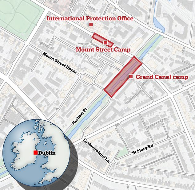 1715259370 670 Dublin destroys its last tent city as Ireland struggles to