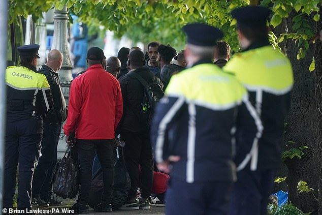 The operation involved the Irish Police Service, Dublin City Council, the National Health Service, the Department of Integration and a waterways authority.