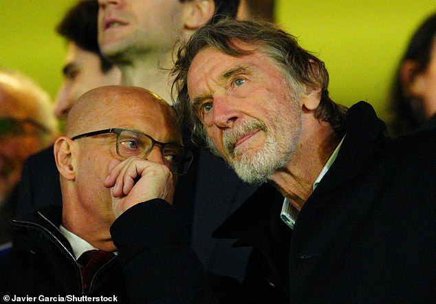 Sir Jim Ratcliffe (right) is believed to be looking for a replacement ahead of next season.