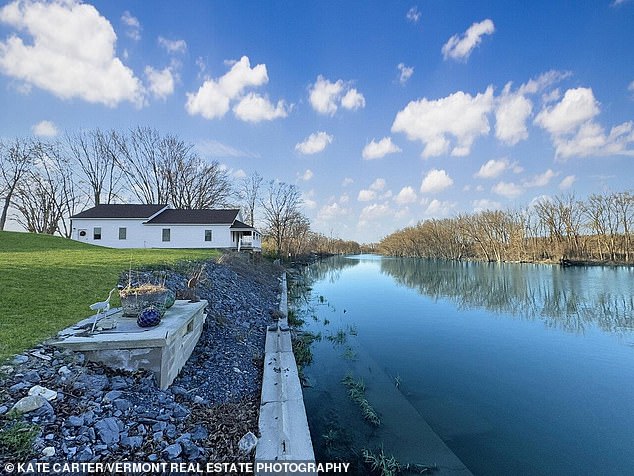 The tranquil properties feature a boat launch and private dock on the creek that joins Lake Champlain.