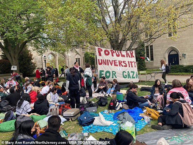 Administrations of many schools in the US have begun taking measures to crack down on student protesters illegally camped on various campuses.