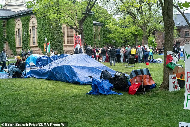 The school president said he is willing to talk to protesters and listen to their position, but he will not give any special consideration to their views just because they are using coercive means.