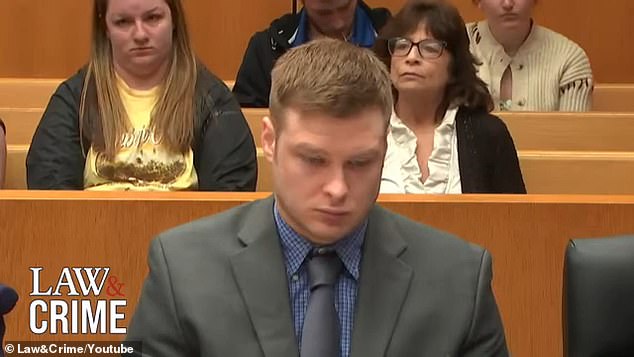 Christopher Gregor, 31, faces murder charges in the death of his son and seemed emotional as the jury heard heartbreaking testimony about the extent of his injuries.