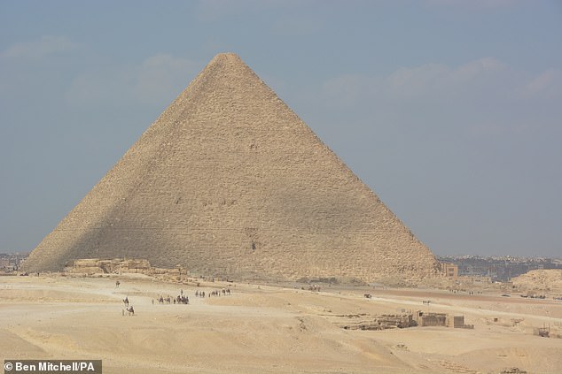 At 120 m (394 ft) in diameter, this asteroid is almost as large as the Great Pyramid of Giza (pictured) and larger than Big Ben and the Statue of Liberty (file photo).