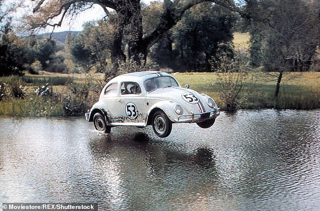 Herbie in 'Love Bug'. The lovable Volkswagen Beetle with a mind of its own has captivated audiences for decades, since its film debut 55 years ago in The Love Bug.