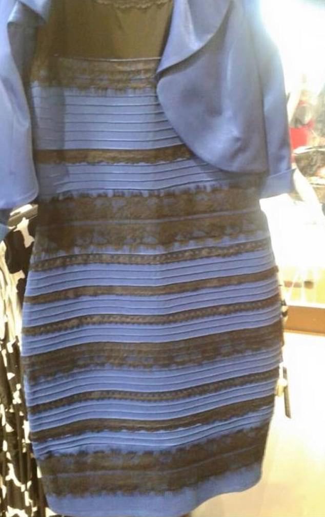 The dress (pictured) rose to global fame after netizens were divided over whether the dress was black or blue.