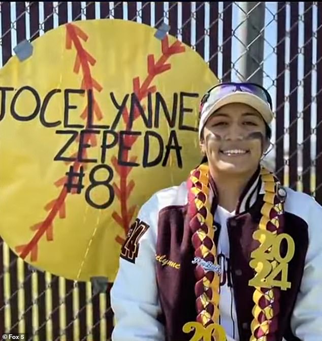 The high school graduate shared that her father passed away earlier this year and she wanted to wear the Mexican flag as part of her graduation outfit.