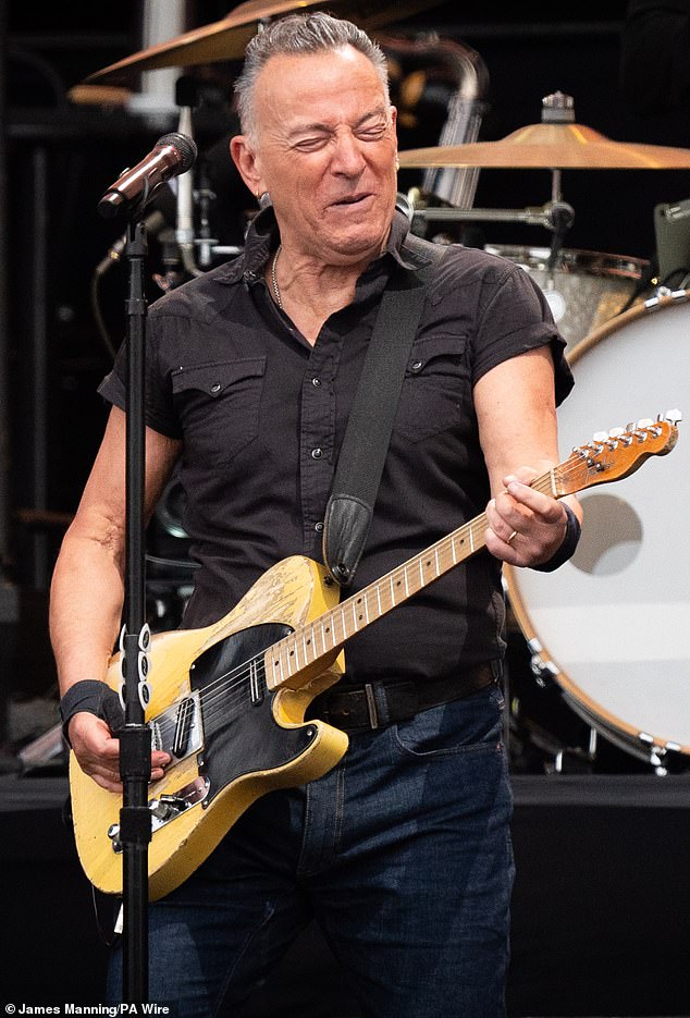 The only other groups to have made six tours grossing more than $100 million are The Rolling Stones, Bruce Springsteen, U2 and The Eagles; Bruce photographed last year on a tour that exceeded $100 million.