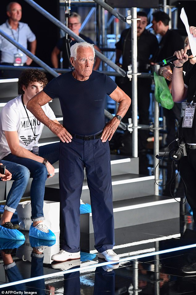 His rival Armani, 90, raised eyebrows a few weeks ago when he said he did not rule out the idea of ​​eventually selling his family fashion brand.