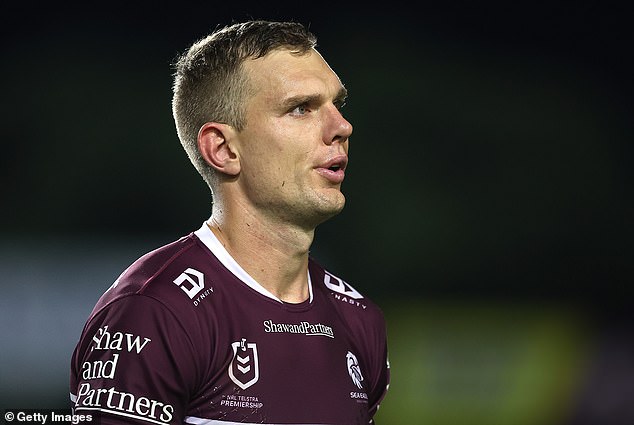 The night ended on a sour note for Trbojevic: the Sea Eagles lost and the star defender suffered another hamstring injury.