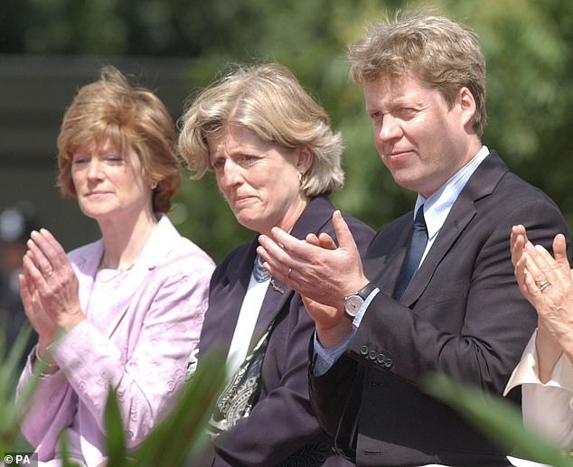 Earl Spencer and his sisters attended the unveiling of a Princess Diana memorial fountain in Hyde Park.