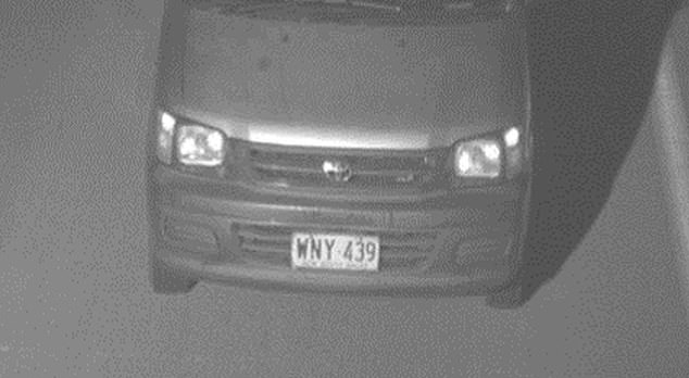 A Toyota Townace van was traveling with the Fuso and the police are also interested in finding it