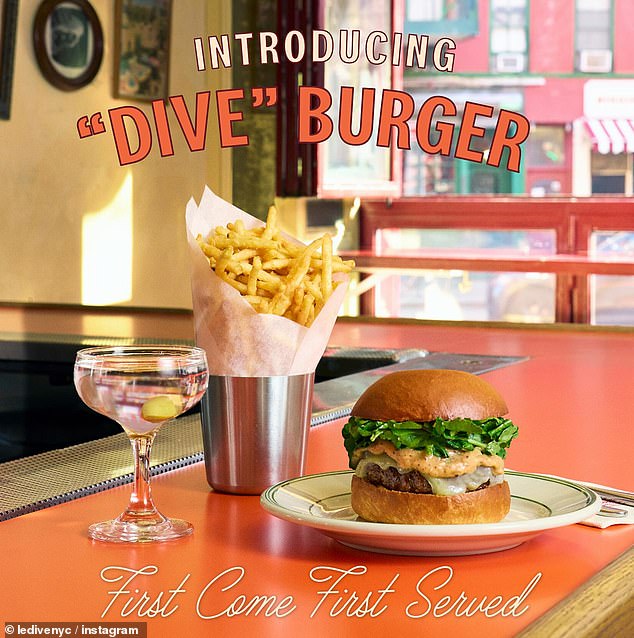 The burger was announced in a promotional Instagram post on March 27, just five days before it began serving. It must be requested in person and by special order.