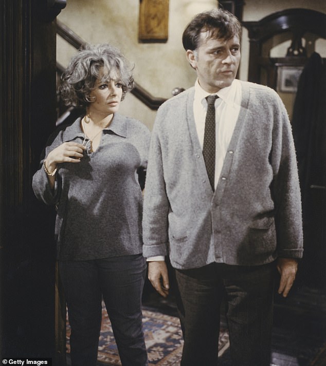 Elizabeth as Martha and Richard as George in Who's Afraid of Virginia Wolf?, released in June 1966.