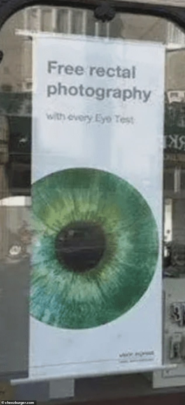 Oh! This optician, based in Clevedon, North Somerset, seemed to offer people 