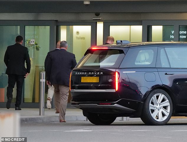 Prince Harry was seen arriving at Heathrow on Friday morning ahead of his flight to Nigeria, where he will be joined by his wife Meghan.