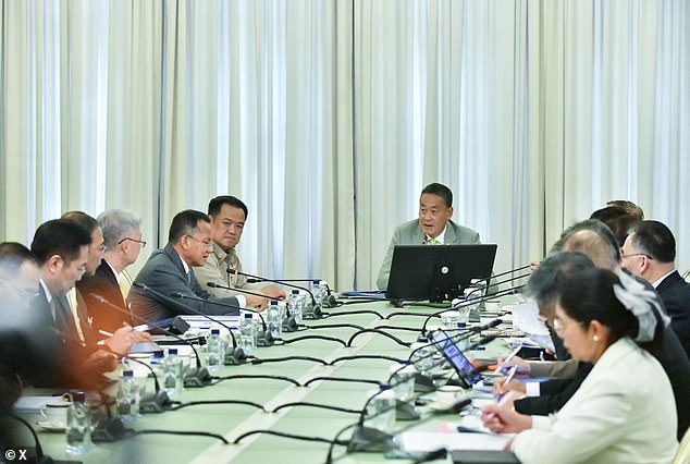 Thailand's Prime Minister Strettha Thavisin (pictured center) took to social media to announce the surprising reversal of the cannabis policy the government introduced just two years earlier.