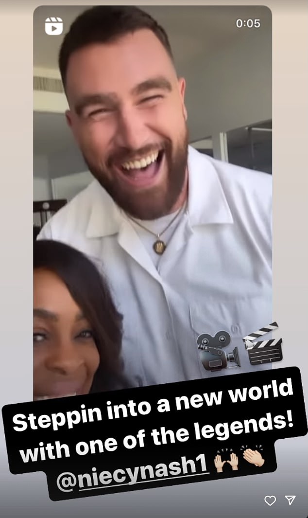 Word broke that Kelce would try his hand at acting earlier this week.